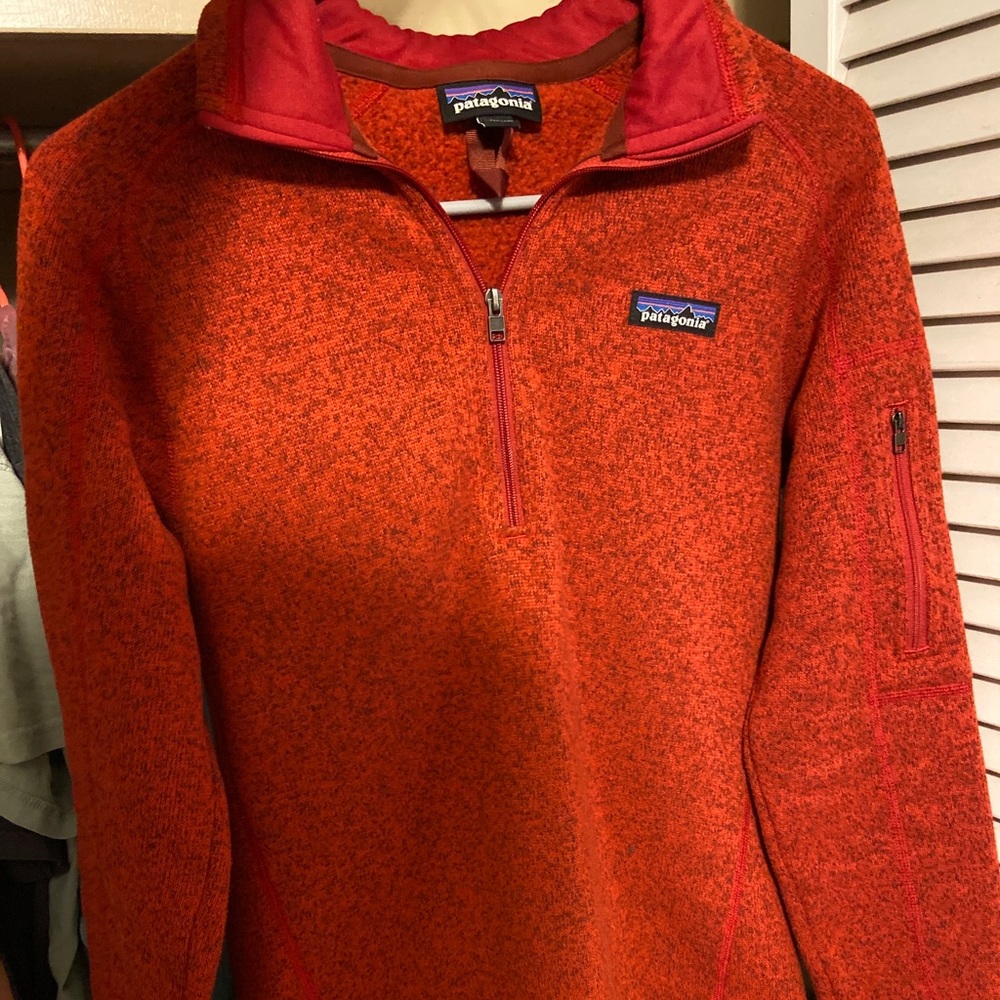 Red Patagonia jacket